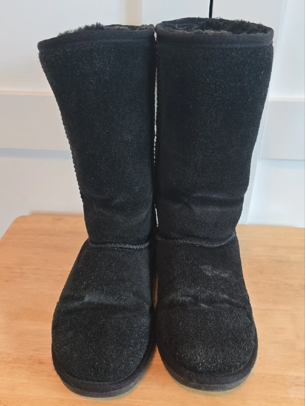 Minnetonka Black Plush-Lined Tall Winter Boots
